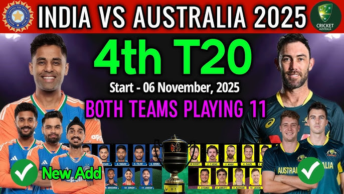 hq720-1 Best of India vs Australia 4th T20 2025: Preview, Playing XI, Weather & Star Players